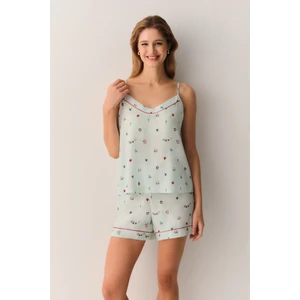 Smile Atlet Şort Pijama Takımı