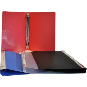 Halkalı Dosya PP 4 Halkalı A4 Kırmızı