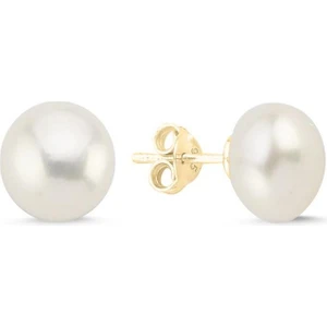 Doğal İnci Top Küpe