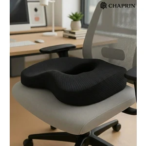 Ortopedik Visco Oturma Minderi – Ergonomik Oturma Simidi | Siyah