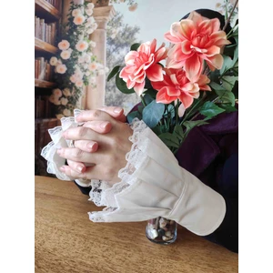 Firuz Rukye Pilili Dantel Detaylı Kolluk