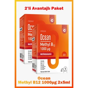 Methyl B12 Sprey 1000 Mg 5 ml 2 Adet