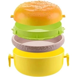 Hamburger Tasarımlı Beslenme Kabı