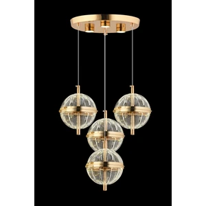 Orbital 4'lü Kumandalı Gold Avize
