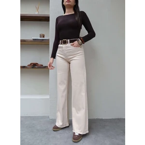 Esra Helvacı Likralı Straight Jean