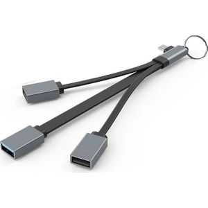 Coverzone Type-C to Usb 3in1 Çok Amaçlı Dönüştücü