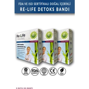 Detoks Ayak Bandı 3 Kutu (24 Bant)