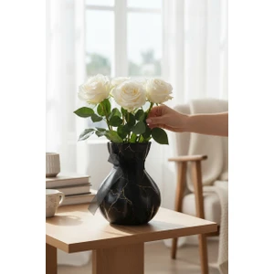 Lalezen Home Papillon Seramik Vazo