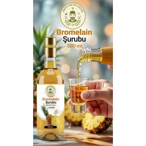 Giritli Metin Efendi Bromelain (Ananas Sapı) Şurubu 500 ml