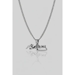 Erkek Atatürk Imza Çelik Kolye