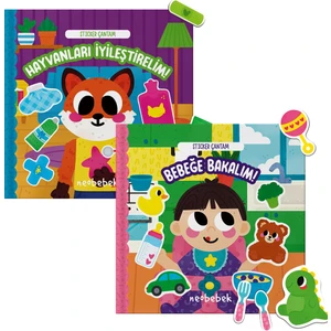 Sticker Çantam Jelly Stickerlı Hikaye Kitabı Seti (2 Kitap)