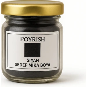 Siyah Sedef Mika Boya 10 Gr.