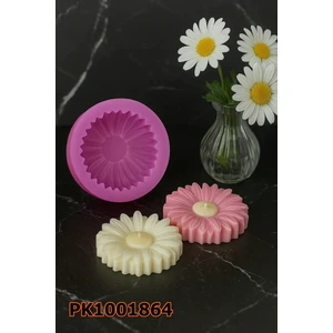 1060 - Silikon Kalıp Mum Kalıbı - Papatya