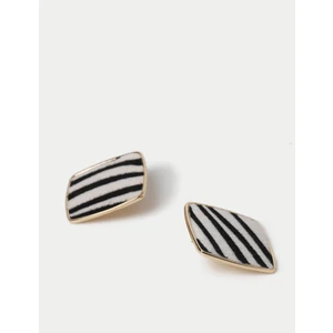 Marks & Spencer Zebra Desenli Küpe