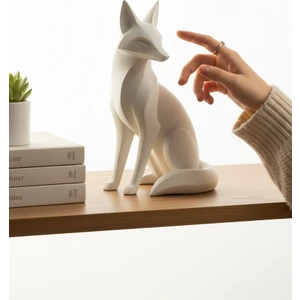 Tilki Figürlü Dekoratif Biblo