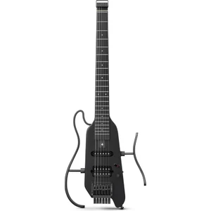Schecter Donner Hush-X Headless Traveller Elektro Gitar (Siyah)