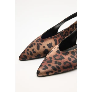 Topuklu 2612 -  Leopar Kadın Topuklu