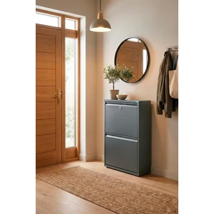 Metal Ayakkabılık 2 li Kilitli Model