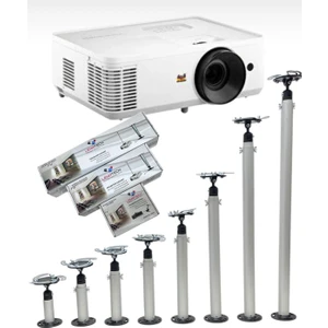 Teleskopik Projeksiyon Tavan Askı Aparatı