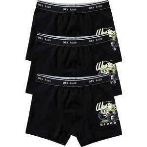 Erkek Çocuk Boxer 3'lü (%96 Pamuk - %4 Elastan)