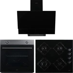 Line Siyah 3'lü Ankastre Set (ED401-EO320-EF200)