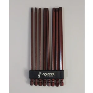 RICO Torx Bits Uç Seti Uzun 150 mm 8 Parça