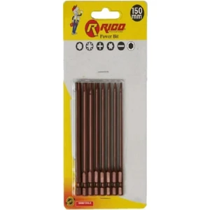 RICO Vidalama Torx Bits Uç Seti Uzun 150 mm 8 Parça