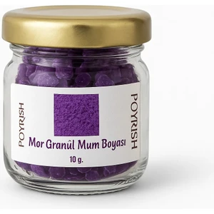 Mor Granül Mum Boyası 10 Gr