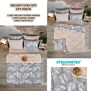 Ete Hometex Çift Kişilik Welsoft Uyku Seti