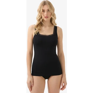 Kadın Dantelli Atlet Essential 1968 - Siyah
