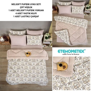 Ete Hometex Çift Kişilik Welsoft Uyku Seti