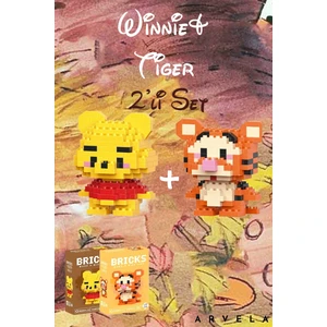 Winnie The Pooh & Tigger 2'li Set Bricks Kutulu