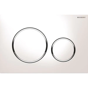 Kumanda Kapağı Sigma 01 - Çift basmalı - Beyaz