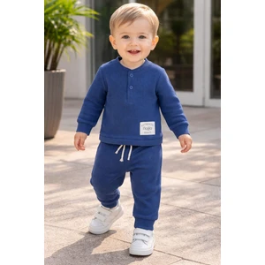 Waffle Kumaş Mevsimlik Bebe Takım