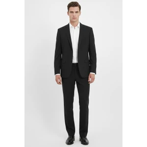 Siyah 4 Drop Klasik Takım Elbise