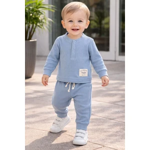 Waffle Kumaş Mevsimlik Bebe Takım