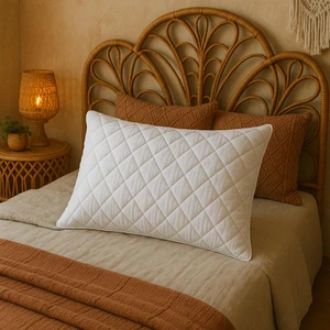 Kapitone Yastık Alezi Fermuarlı 4'lü