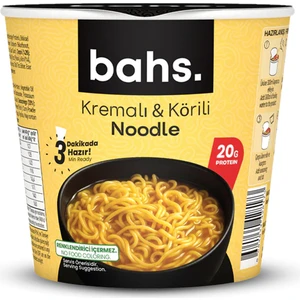Bahs Proteinli Noodle Köri ve Kremalı 100GR
