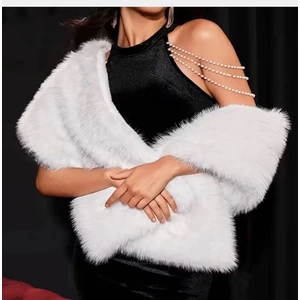 Kışlık Kürk Etol Davet Şalı