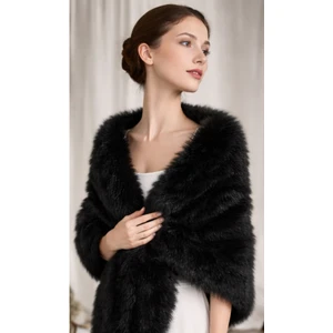 Kışlık Kürk Etol Davet Şalı