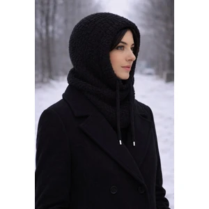 Tiftik Dokuma Triko Balaclava Bere