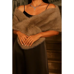 Kışlık Kürk Etol Davet Şalı