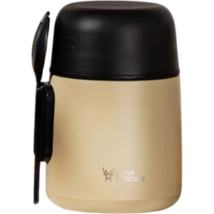 Star Termos Thermbox 500 ml Paslanmaz Çelik Yemek Termosu & Mama Termosu - KREM | 8 saat sıcak - 12 saat soğuk - 24 saat buz