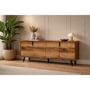 VM VERTEX MOBİLYA Latina Modern Konsol 180 cm Ceviz