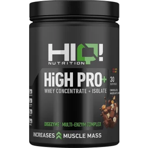 HIQ Nutrition High Pro+ 900 gr Chocolate&hazelnut Flavored