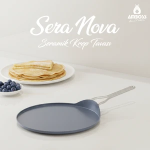 Sera Nova 30 cm Seramik Krep Tavası