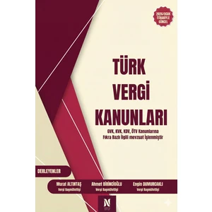 Nowus Kitap Türk Vergi Kanunları -2026-