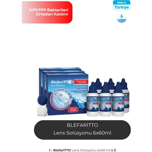BlefariTTO leens Solüsyonu 6x60 ml 3 Adet