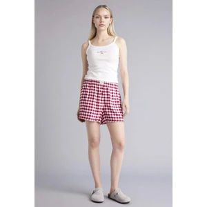Kareli Şort Pijama Altı G7995AX26SP