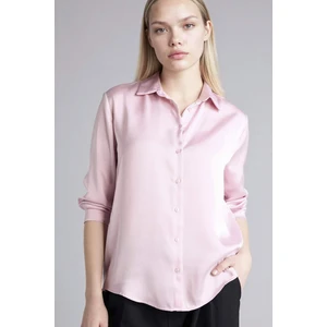 Oversize Saten Gömlek G0244AX26SP